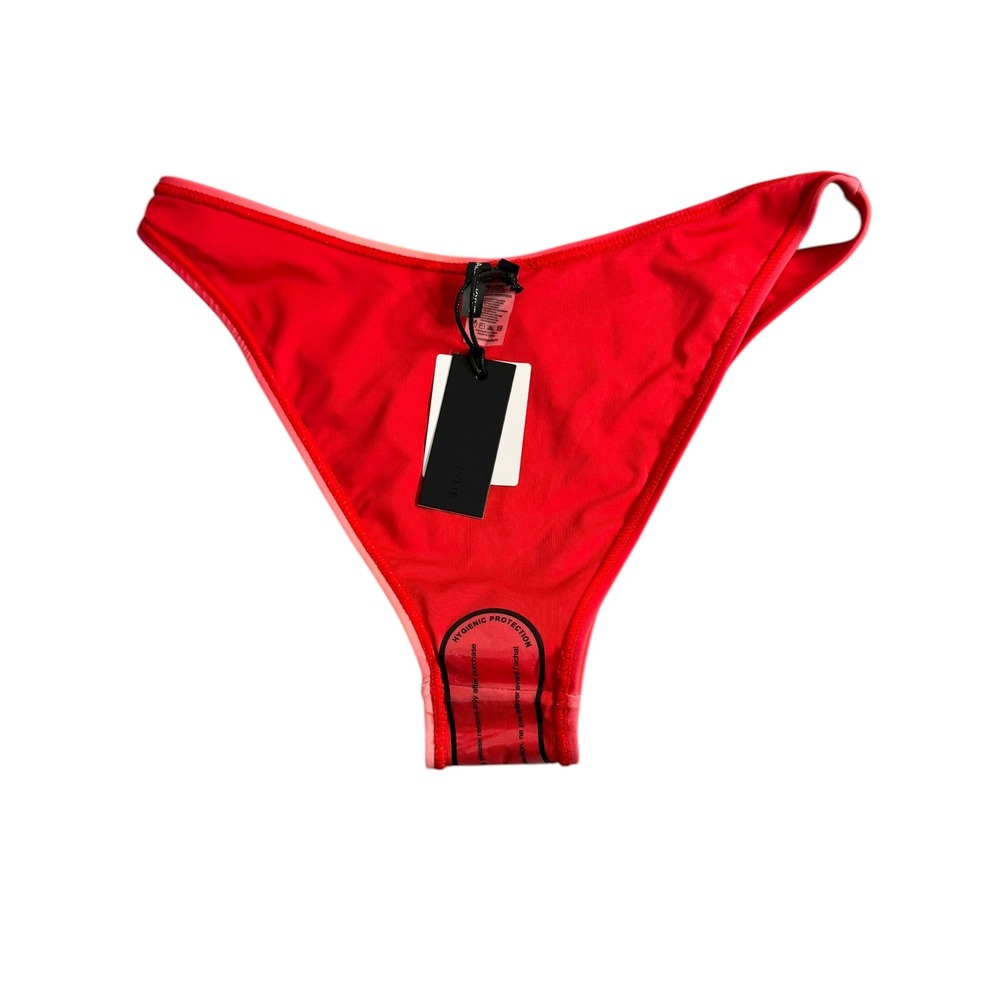 Kendall + Kylie‎ Ombre Red High Cut Bikini Bottoms Size S MSRP $120 - Picture 10 of 10